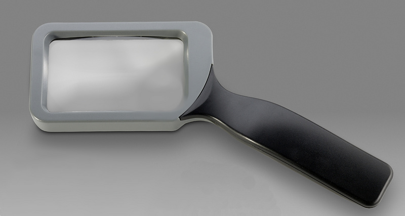 D 190 - LCH 8385G - Magnifier for reading with anatomic handle